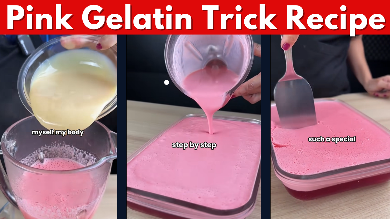 Pink Gelatin Trick Recipe For Weight Loss