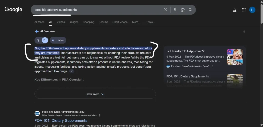 Is Burnslim FDA Approved?